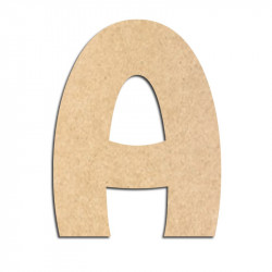 Lettre en bois à décorer A- Alphabet Treasure