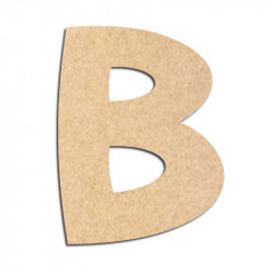 Lettre en bois à décorer B- Alphabet Treasure