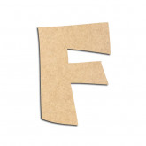 Lettre en bois à décorer F - Alphabet VTC