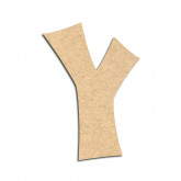 Lettre en bois à décorer Y - Alphabet VTC