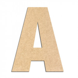 Lettre en bois à décorer A- Alphabet Basic