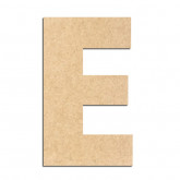Lettre en bois à décorer E- Alphabet Basic