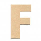 Lettre en bois à décorer F- Alphabet Basic