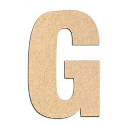 Lettre en bois à décorer G- Alphabet Basic