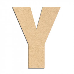 Lettre en bois à décorer Y- Alphabet Basic