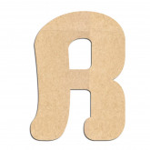 Lettre en bois à décorer R - Alphabet Coffee