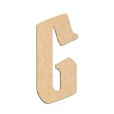 Lettre en bois à décorer G- Alphabet Pirate