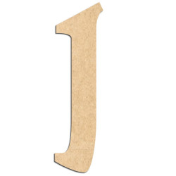 Lettre en bois à décorer J- Alphabet Pirate