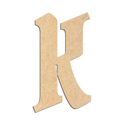 Lettre en bois à décorer K- Alphabet Pirate