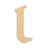 Lettre en bois à décorer L- Alphabet Pirate