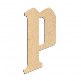 Lettre en bois à décorer P- Alphabet Pirate