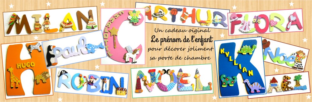 Plaques De Porte Prenom Lettres Bois Deco Personnalisee Pour Chambre Bebe Et Enfant