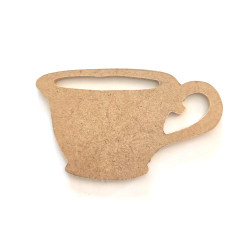 Tasse forme en bois à peindre