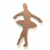 Danseuse en bois à peindre