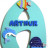 Plaque de porte animaux de la mer