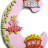 Plaque de porte princesse