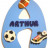 Plaque de porte sport
