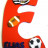 Plaque de porte sport