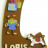 Plaque de porte jouets