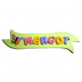 Plaque de porte ruban papillon