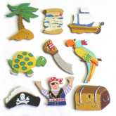 Motifs en bois pirate